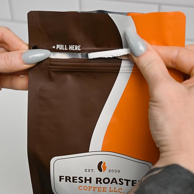 Fresh Roasted Coffee, Ethiopian Yirgacheffe Kochere, 12 oz, Medium Roast, Kosher, Whole Bean