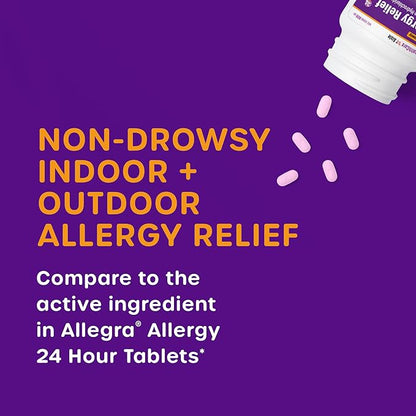 HealthCareAisle Allergy Relief 5 mg, 160 Tablets 180 mg 90 Tablets