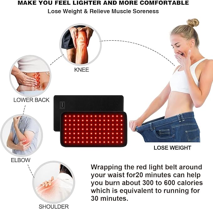 Red Light Therapy Belt for Body,