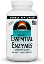 Source Naturals Essential Enzymes in Vegetarian 500 Mg 240 Capsules