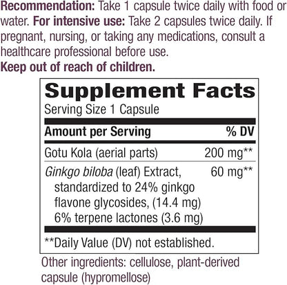 Nature's Way Ginkgold, Supports Memory and 60 Capsules