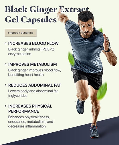 Marcapa Black Ginger Root Supplement 60 Softgels