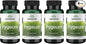 Swanson Pygeum - Herbal Supplement Promoting Male Prostate Health, Bladder, and Urinary Tract Health Support - Mens Health Supplement - (100 Capsules, 125mg Each) (4 Pack)