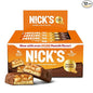 NICKS Protein Bars Chocolate Peanut | 15g protein | 200 calories | Low Carb Keto Friendly Snacks No Added Sugar (Multipack 12 bars x 50g)