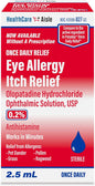 HealthCareAisle Eye Allergy Itch Relief 0.2%, 2.5mL, 2.5mL, Eye