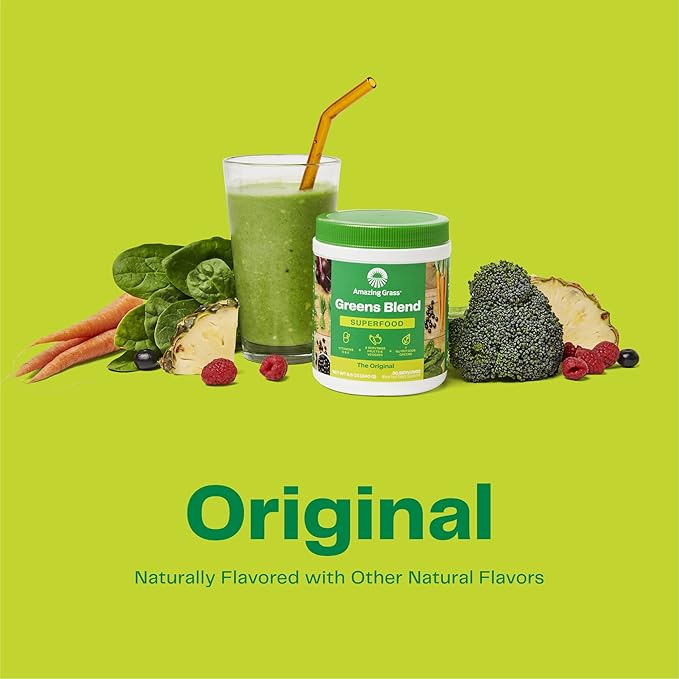 Amazing Grass Greens Superfood Powder: Greens 15 Servings