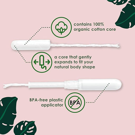 L. Cotton Tampons Regular/Super Absorbency Multipack, 84 Count (2 Packs 42)