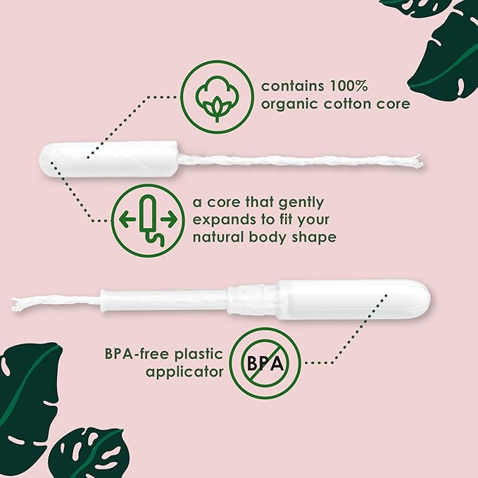 L. Cotton Tampons Regular/Super Absorbency Multipack, 42 Count 2 Packs (84 Count