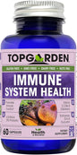 Immune System Health - Sambucus Elderberry, Vitamin C, Echinacea, Turmeric Curcumin, Garlic, Zinc & More for Adult's Wellness Support. Boost Your Body and Mind!