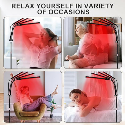 Red Light Therapy for Body, 180LEDs 660nm &850nm &850nm &940nm &940nm Infrared