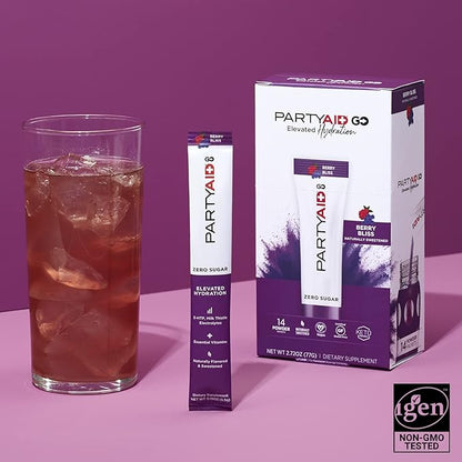 PARTYAID GO! Feel Good Tonight and 5-HTP, B-Complex, 14 Count 1)