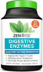 Zenwise Health Digestive Enzymes for Gut Health - Probiotic Multi Enzymes with Prebiotics and Probiotics for Women and Men for Digestive Health and Bloating Relief, Daily Enzymes for Digestion -180 CT