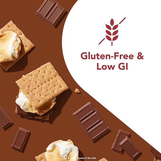 think! Minis Protein Snack Bar, Gluten Free, Girl Scouts S'mores, 15 Count