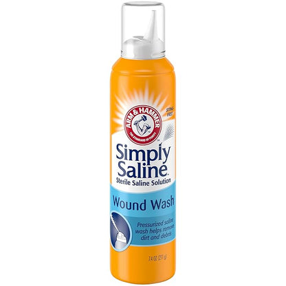 Arm & Hammer Simply Saline Wound 7.4 Ounce 4 Pack