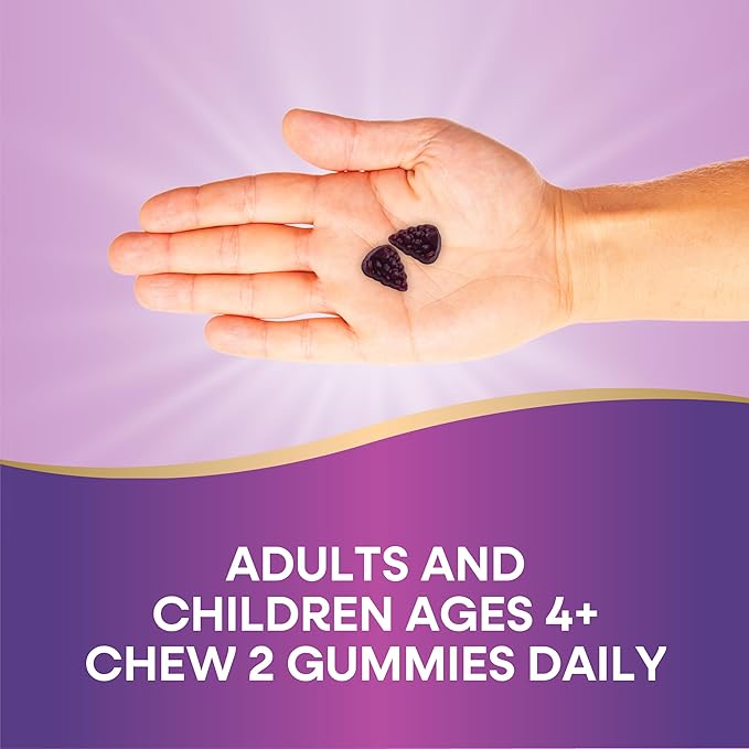 Nature’s Way Sambucus Zero Sugar Immune D3, Zinc, 70 Gummies