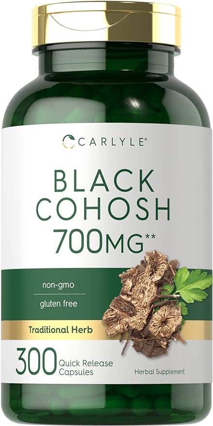 Carlyle Black Cohosh Capsules 700mg | 300 Count