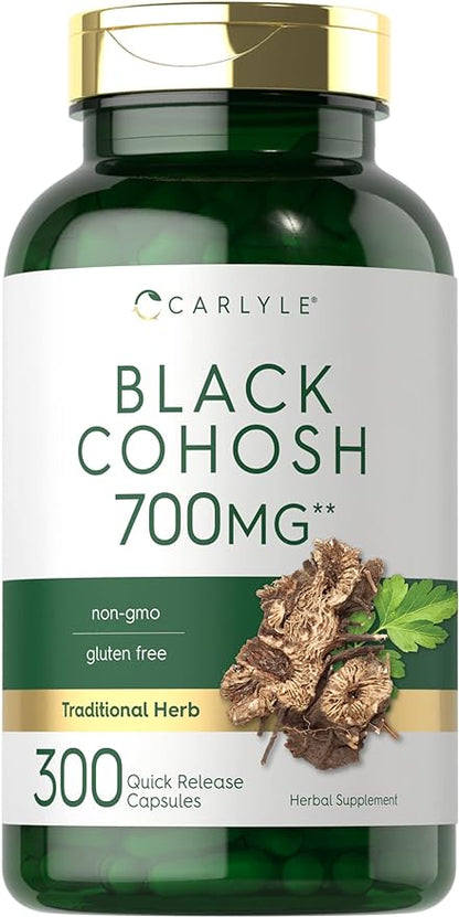 Carlyle Black Cohosh Capsules 700mg | 300 Count