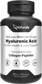 Naturalis Hyaluronic Acid 200mg, 10x Better 60 Softgels