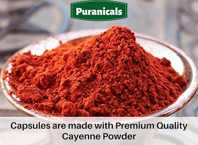 Cayenne Premium 320 Capsules Non GMO 800 mg 100% Pure