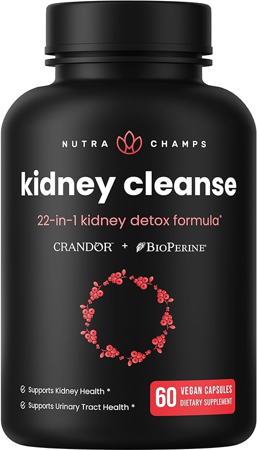 Kidney Cleanse Detox & Repair 22-In-1 Kidney 50:1 Cranberry