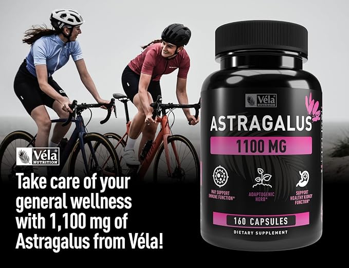 Vela’s Astragalus Capsules 1100 mg* 160 Count 3rd Party
