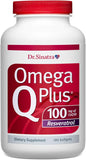 Dr. Sinatra Omega Q Plus 100 Omega-3 Supplement 100mg of CoQ10 and (180 softgels)