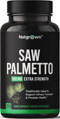 Natgrown Saw Palmetto Prostate Supplement for Men - DHT Blocker for Hair Growth and Decrease Frequent Urination - Vegan Capsules (120 Ct)