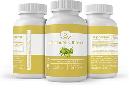 PURE ORIGINAL INGREDIENTS Rhodiola Rosea (100