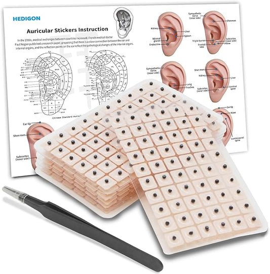 Ear Seeds Auricular Sticker kit,Acupuncture Kit 420 Pcs,