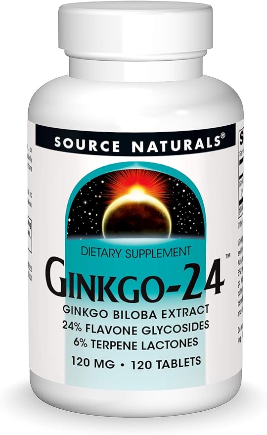 Source Naturals Ginkgo-24 120 mg 120 Tablets