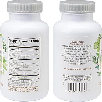 Quantum Health SuperLysine+ Advanced Formula Immune 1500 mg, 180 Tablets 2)