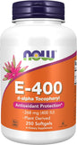 NOW Supplements, Vitamin E-400 IU, D-Alpha 250 Softgels