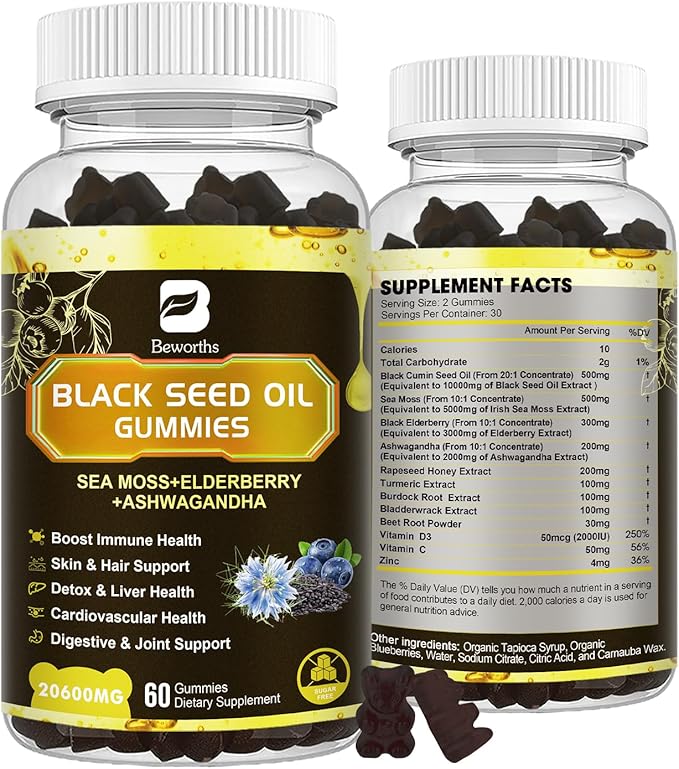 Black Seed Oil & Sea Moss D3 -