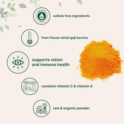 Organic Goji Powder, 16 Ounces 100% Natural
