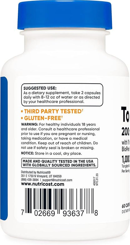 Nutricost Tongkat Ali 1,000mg 60 Capsules