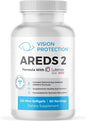 AREDS 2 Eye Vitamin & Mineral 2020 with 2 Study 120 Mini