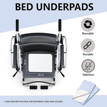 Platinum Care Pads™ Washable Bed Pads/Chair 18x24 - 4