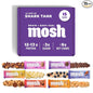 MOSH Variety Pack Keto Protein Bars, High Fiber, Low Carb, Gluten Free, High Protein, Brain Healthy Snack with Ashwagandha, Lion's Mane, 15 Count