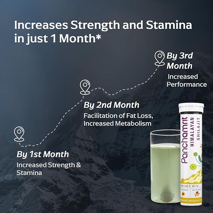 Himalayan Shilajit Effervescent 15 Tablets 1) |Enriched