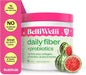 Daily Fiber Supplement Powder with Collagen, Probiotics & Electrolytes | Supports Digestive Health, Gut Balance & Debloating | Watermelon | 16 Servings