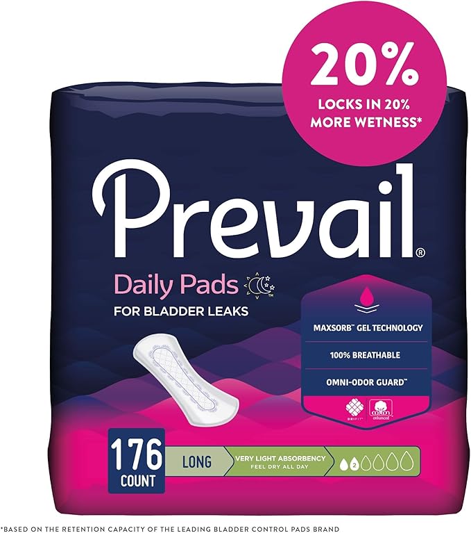 Prevail Proven - Prevail Incontinence Bladder 176 Count (4 Packs 44)