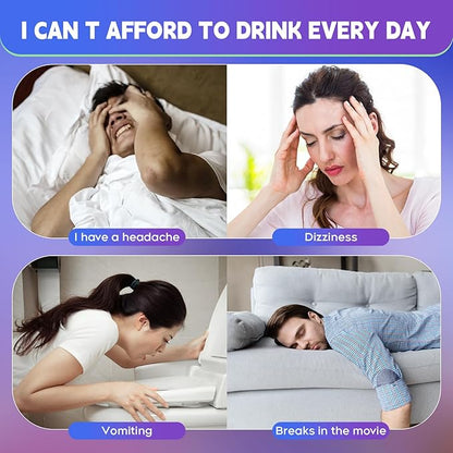 Recovery Patches 30 Pack - Enjoy No Regret Night and Wake Up Refreshed, Natural Formulas, for Enhanced Mornings, for Men and Women with, Blue - 10