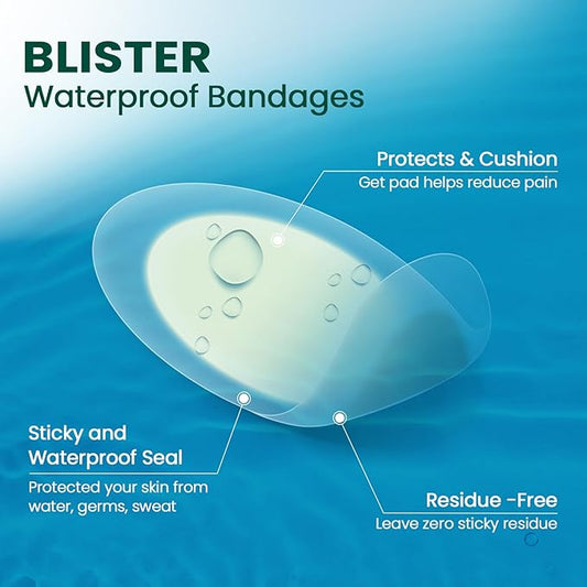 Gel Blister Bandages Blister Pads 15ct Upgraded