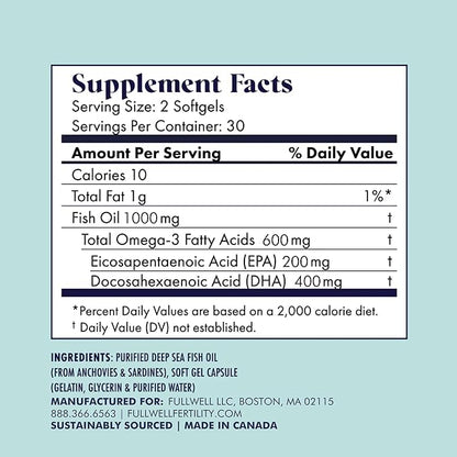Prenatal Vitamin Lemon + DHA 3 Fish 26+ Vital 3rd Party 30 Servings