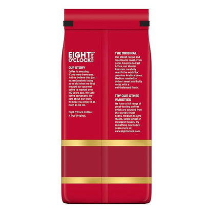 Eight O'Clock Coffee The Original, 32 Ounce (Pack of 1) Medium Roast Ground Coffee 100% Arabica, Sweet, Fruity, Well Balanced