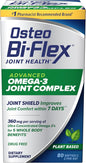 Osteo Bi-Flex Advanced Omega-3 Joint Complex, Plant-Based Algae Oil, Joint Support Supplement, 80 Count Softgels