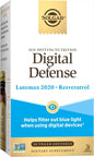 Solgar Digital Defense Age-Defying Nutrition for Adults—Support Eye Health with Antioxidants Vitamin C, Resveratrol and Zinc, Lutein & Zeaxanthin, Once Daily, Vegan, Dairy & Gluten Free, 30 Servings