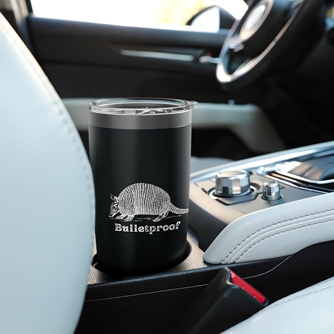 Bulletproof Armadillo Gift Stainless Steel Insulated Tumbler