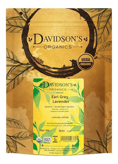 Davidson's Tea Bulk, Earl Grey with Lavender, 16 Ounce