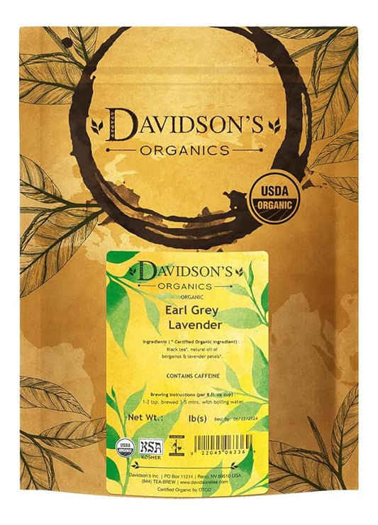 Davidson's Tea Bulk, Earl Grey with Lavender, 16 Ounce
